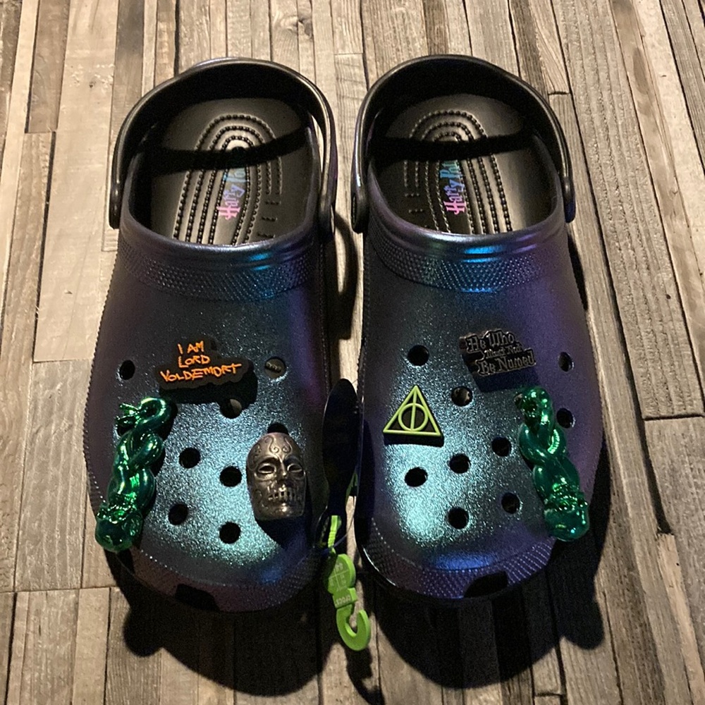 Brand New! Crocs Classic Croc Harry Potter The Dark Arts
